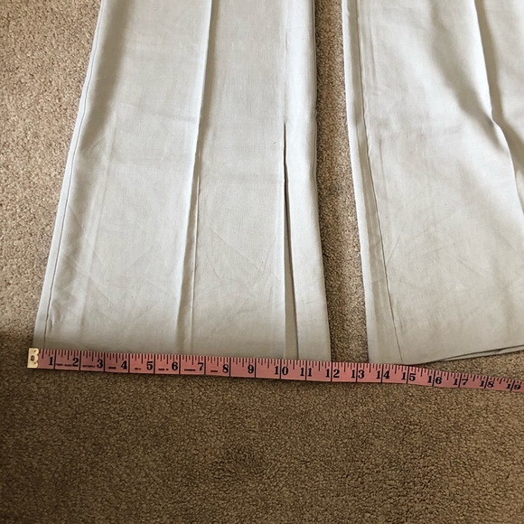 Bebe gray wide leg flared linen dress pants - Picture 13 of 13